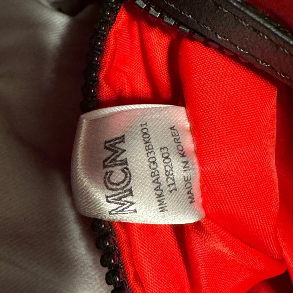 NWOT MCM Munchen Multi Polka Dot Backpack - Picture 7 of 7